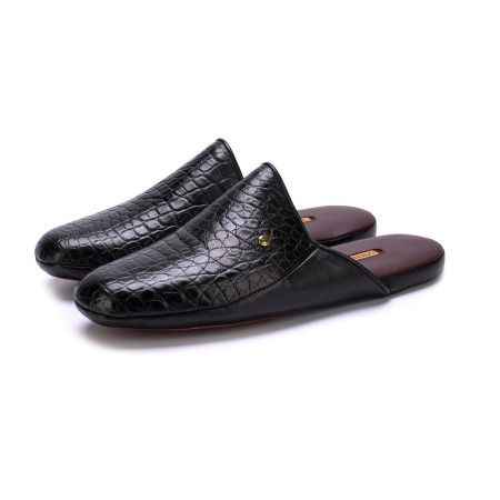 ZİLLİ Timsah Derisi Ev  Terlik ZD3660G1