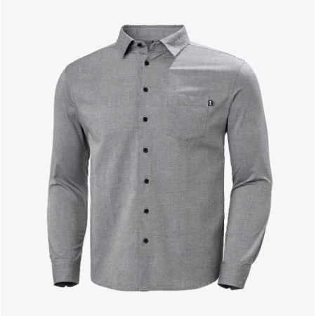 Helly Hansen Crew Club Ls Erkek Regular Fit Gri Gömlek 34047-597