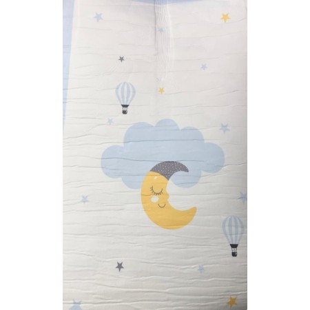 Dofe Kids Çocuk Odası Halı Bulut ve Ay Desenli 115x200cm