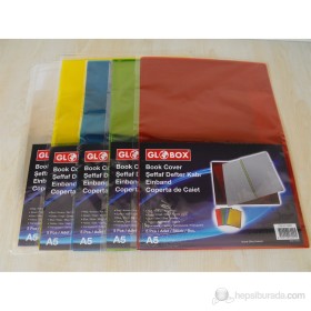 Globox A5 Mavi Renkli Hazır Defter Kabı 5'li