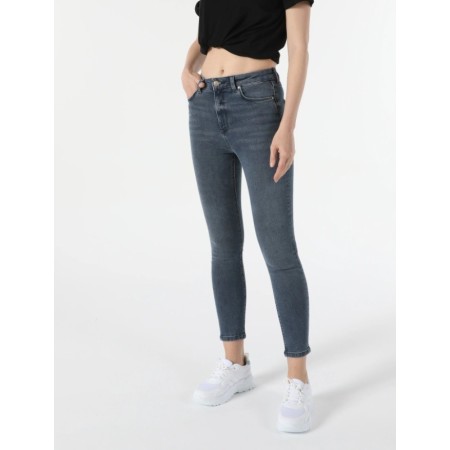 Colin’s  760 Dıana Yüksek Bel Dar Paça Super Slim Fit Jean Kadın Jean Pantolon