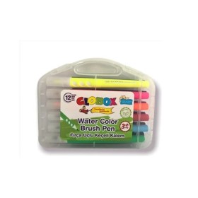 Globox Fırça Uçlu Keçeli Kalem 12LI 3376