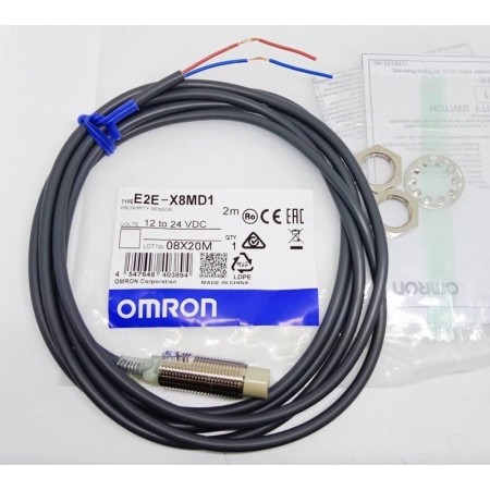 Omron e2e-x8md1 Silindir Endüktif Sensör Algılama Menzili 12 - 24 VDC - 2 Metre